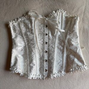 White Brocade CostumeCorset